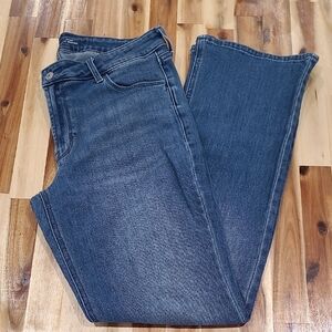 Old Navy Women's Straight Leg Jeans - Dark Blue